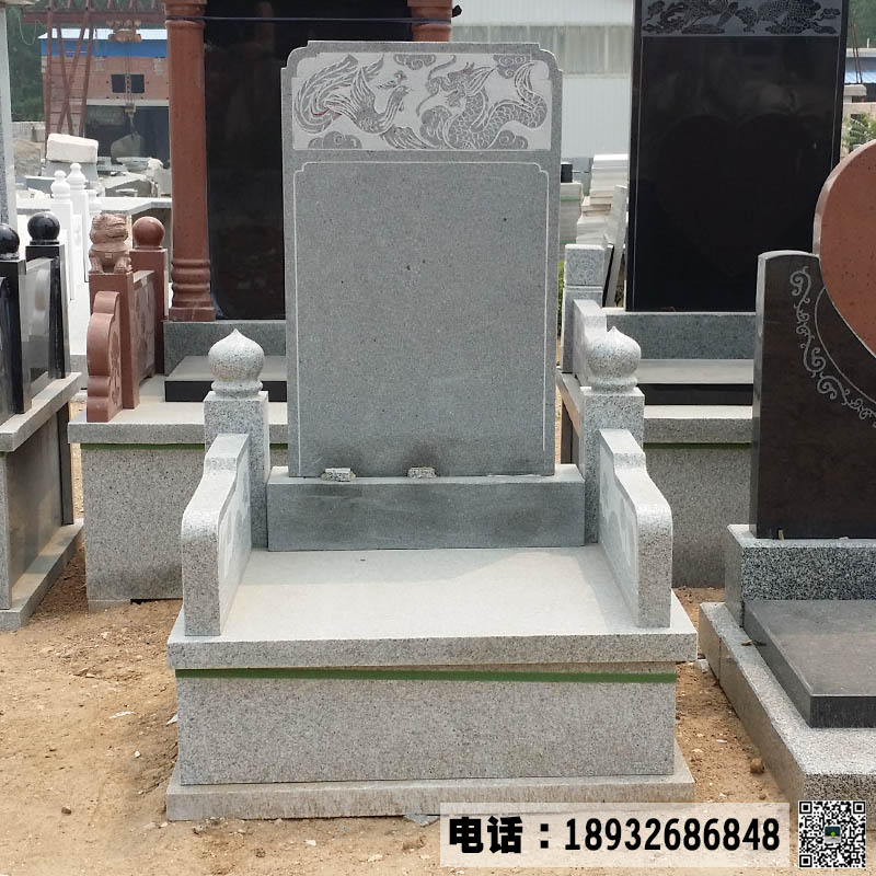 石雕花岗岩墓碑雕刻厂家 石材墓碑生产价格 支持定制石雕墓碑造型